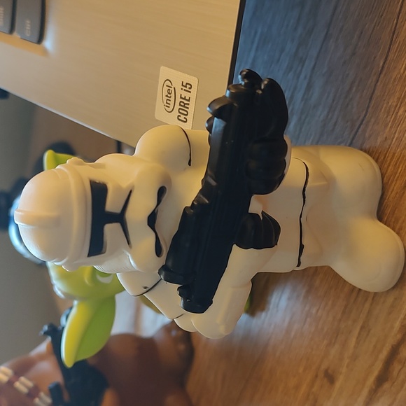 2008 Star Wars Disney Lucas Film Figurines C3PO R2D2 YODA BOBBA FETT - Picture 7 of 8